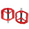 K PEDC Aluminum Alloy 9/16" Bike Pedal MTB Wide Platform Flat Non-Slip Bicycle Pedals with 3 Bearings for Mountain Bikes, Road, BMX view 2
