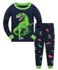 Akyzic Little Boys Pajamas Children Dinosaur Pjs Set Toddler Cotton Long Sleeve Sleepwear 2 Piece Outfit Nightwear For Kids Age 3 Years view 1