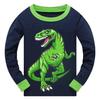 Akyzic Little Boys Pajamas Children Dinosaur Pjs Set Toddler Cotton Long Sleeve Sleepwear 2 Piece Outfit Nightwear For Kids Age 3 Years view 2