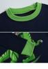 Akyzic Little Boys Pajamas Children Dinosaur Pjs Set Toddler Cotton Long Sleeve Sleepwear 2 Piece Outfit Nightwear For Kids Age 3 Years view 4