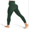 Colorfulkoala Women's High Waisted Tummy Control Workout Leggings 7/8 Length Ultra Soft Yoga Pants 25" (L, Forest Green) view 4