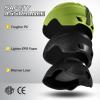 Odoland Ski Helmet and Goggles Set for Adults & Youth, Snowboard Helmet with Goggles - Shockproof Winter Sports Helmet with Protective Shell for Men, Women & Teens, Lime Green, M view 2