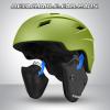 Odoland Ski Helmet and Goggles Set for Adults & Youth, Snowboard Helmet with Goggles - Shockproof Winter Sports Helmet with Protective Shell for Men, Women & Teens, Lime Green, M view 4