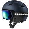 Odoland Ski Helmet and Goggles Set for Adults & Youth, Snowboard Helmet with Goggles - Shockproof Winter Sports Helmet with Protective Shell for Men, Women & Teens, Midnight Blue, M view 1