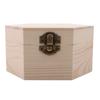 Idiytip Wooden Necklace Jewelry Display Tray Jewelry Storage Boxes Hexagon Boxes Beads Crafts Case Containers view 4