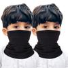 6-10 Years Kids Balaclavas Breathable Face Cover Stretchable Neck Gaiter Tube Sun Protection Bandanas for Girls Boys view 3