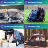 Boat Cover Straps, Adjustable Buckle, 8 Pack, 1" x 96" Nylon Utility Straps with Quick Release Buckles view 4