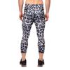 Kapow Meggings Men's Performance 3/4 Leggings Sports Compression with Pockets (Snow Leopard, Large) view 3