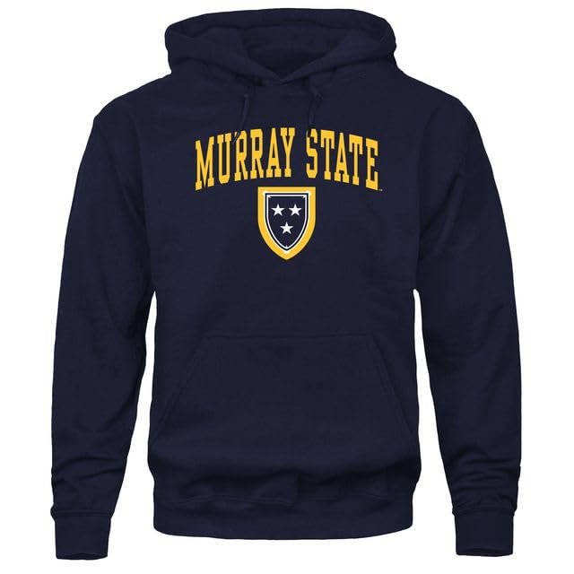 Barnesmith Murray State University Racers Hooded Sweatshirt, Heritage, Navy, Small