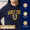 Barnesmith Murray State University Racers Hooded Sweatshirt, Heritage, Navy, Small view 3