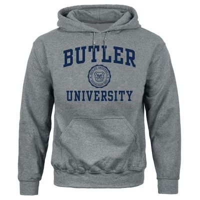 Barnesmith Butler University Bulldogs Hooded Sweatshirt, Heritage, Charcoal Grey, Small