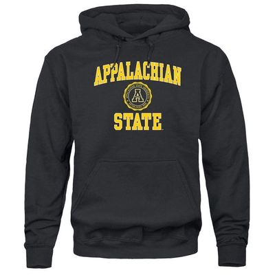 Barnesmith Appalachian State ASU Mountaineers Hooded Sweatshirt, Heritage, Black, X-Large