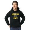 Barnesmith Appalachian State ASU Mountaineers Hooded Sweatshirt, Heritage, Black, X-Large view 2
