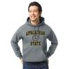 Barnesmith Appalachian State ASU Mountaineers Hooded Sweatshirt, Heritage, Charcoal Grey, X-Large view 2