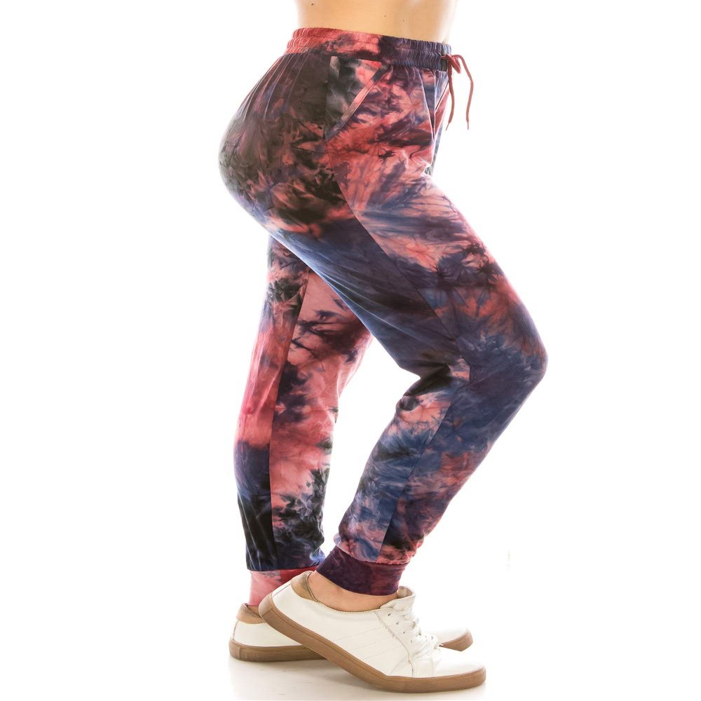 Leggings Depot JGA-Q526-S Intimate Mars Print Jogger Pants w/Pockets, Small
