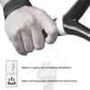 ShockOut Dual Pro Grip + Overgrip (White/Orange) - Combined Impact Absorption and Grip Enhancement System for Racket Sports view 3
