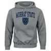 Barnesmith Murray State University Racers Hooded Sweatshirt, Heritage, Charcoal Grey, X-Large view 1