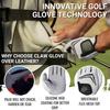 CaddyDaddy Claw Golf Gloves for Men | Flex-Mesh Design for Cool Ventilation | Lasts 3-5 Times Longer Than Leather | Silicone-Web Coating for Maximum Grip | 100% Machine-Washable | White | RH-MED view 4