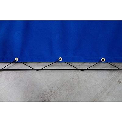 TITLE Boxing Heavy Duty Pro Canvas Ring Cover, Blue, 16'