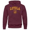 Barnesmith Loyola University (Chicago) Ramblers Hooded Sweatshirt, Heritage, Maroon, X-Large view 1