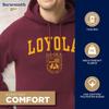 Barnesmith Loyola University (Chicago) Ramblers Hooded Sweatshirt, Heritage, Maroon, X-Large view 3