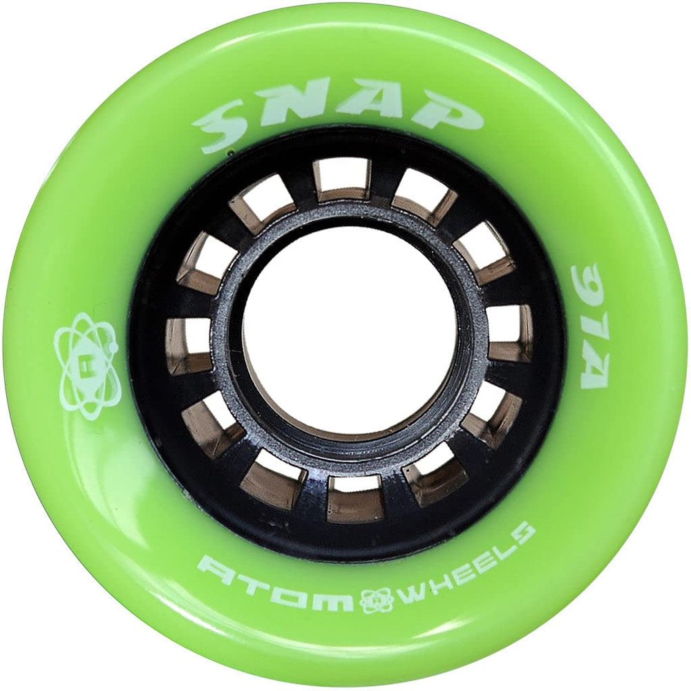 Atom Snap Indoor Roller Skate Wheels (Green)