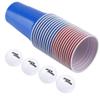 Beer, Drinking Game Set, Lightweight and Reliable, for Parties for Tailgating(red Cups 11+Blue cups11+4balls) view 1