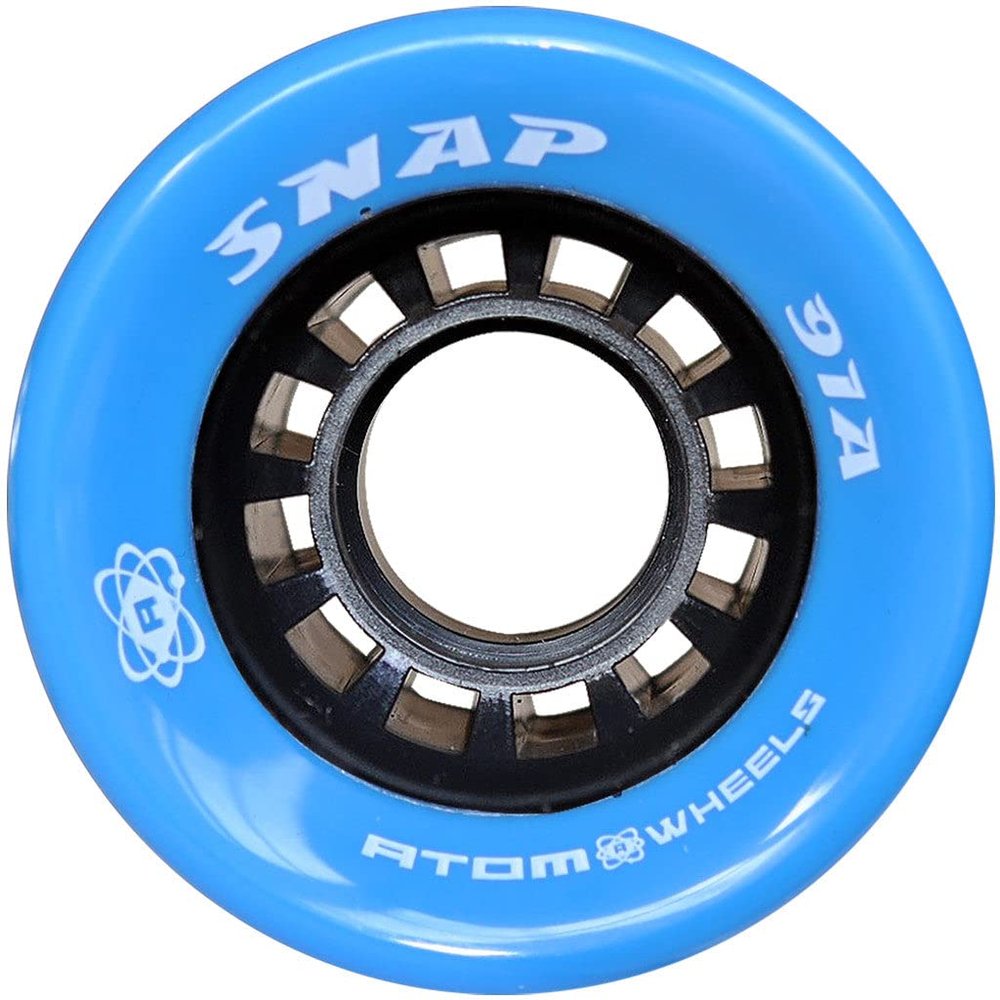 Atom Snap Indoor Roller Skate Wheels (Blue)
