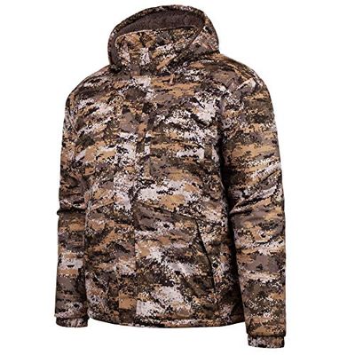 Huntworth Fairbanks Men's Heavy Weight Waterproof Parka Jacket, Disruption Camo, 2XL