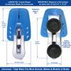 Tidal Wake XLR8 Wake Surf Shaper | Wake Surfing Wave Maker Solution | Wakesurf Creator | Wake Generator for Best Wavesurf Waves & It Floats | Compact Storage Tote (Silver/Silver) view 3