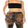 Leggings Depot JGA-Q537-S Earth Goddess Print Jogger Pants w/Pockets, Small view 4