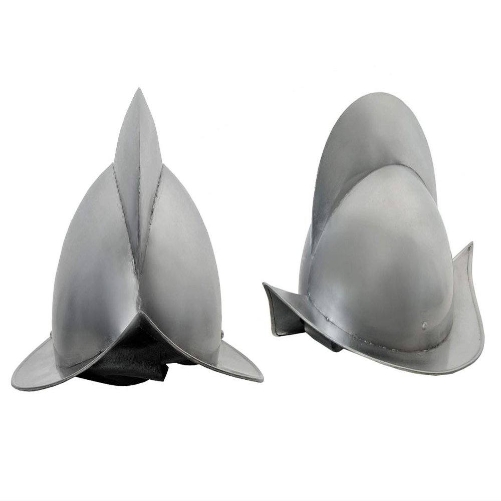 Szco Supplies Spanish Morion Helmet: 910975, Silver, 23 inches in Circumference