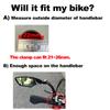 Hafny E13 Approved E-Bike Mirror, Large Surface Handlebar Bike Mirror, HD Automotive Grade Glass Bicycle Mirror, Safe Blast-Resistance Cycling Mirror view 4