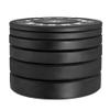 AMGYM LB Bumper Plates Olympic Weight Plates, Bumper Weight Plates Steel Insert, Strength Training Pair view 3