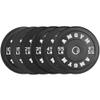 AMGYM LB Bumper Plates Olympic Weight Plates, Bumper Weight Plates Steel Insert, Strength Training Pair view 4