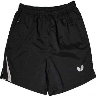Butterfly Apego Shorts - Dry-fit Table Tennis, Black, XX-Small