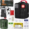 EVERLIT Emergency Trauma Kit, CAT GEN-7 Tourniquet 36" Splint, Military Combat Tactical IFAK for First Aid Response, Critical Wounds, Severe Bleeding Control (Black) view 1