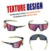 O2O Sport Sunglasses (Black and yellow frame with red lens) view 2