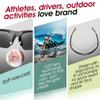 O2O Sport Sunglasses (Black and yellow frame with red lens) view 4