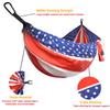 Gold Armour Camping Hammock - XL Double Hammock Portable Hammock Camping Accessories Gear for Outdoor Indoor with Tree Straps, USA Based Brand (Flag II) view 2