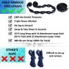 Gold Armour Camping Hammock - XL Double Hammock Portable Hammock Camping Accessories Gear for Outdoor Indoor with Tree Straps, USA Based Brand (Flag II) view 3