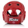 Fairtex Full Head Guard | Premium Handcrafted Headgear with 3-Layer Padding| Lightweight | Sleek Design for Optimal Movement | Extra Protection | Secure Fit with Adjustable Straps (Red-Extra Large) view 4