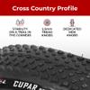 Fincci Foldable 26x2.10 Mountain Bike Tires - 26 Inch Bike Tires with 1mm Nylon Puncture Proof - Black Kevlar 26 Bike Tire 60 TPI with Cross Country Profile for MTB, XC, Folding,Hybrid Bicycles view 3