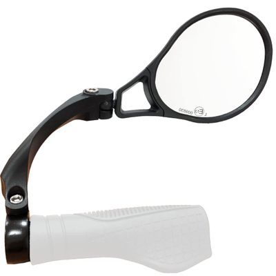 Hafny E13 Approved E-Bike Mirror, Large Surface Handlebar Bike Mirror, HD Automotive Grade Glass Bicycle Mirror, Safe Blast-Resistance Cycling Mirror