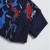 Dolphin&Fish Boys Dinosaur Shark Pajamas 4Pieces Cotton Kids Sleepwear Toddler Clothes Size 6 Blue view 3