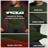 TSLA Men's Thermal Long Sleeve Compression Shirts, Athletic Base Layer Top, Winter Gear Running T-Shirt, Heatlock Round Neck Olive, X-Small view 3