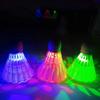 YUEVAN 4 Pack LED Badminton Shuttlecocks Lighting Birdies Shuttlecock Glow in The Dark Badminton for Indoor/Outdoor Sports Activities view 2