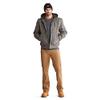 Timberland PRO Gritman Lined Canvas Hooded Jacket, Pewter, Extra Large view 2