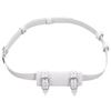 BLESSUME Medieval Two-Buckle Sword Frog Holster with Belt Rapier Scabbard Holder Belt 1pc (White) view 1