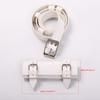 BLESSUME Medieval Two-Buckle Sword Frog Holster with Belt Rapier Scabbard Holder Belt 1pc (White) view 3